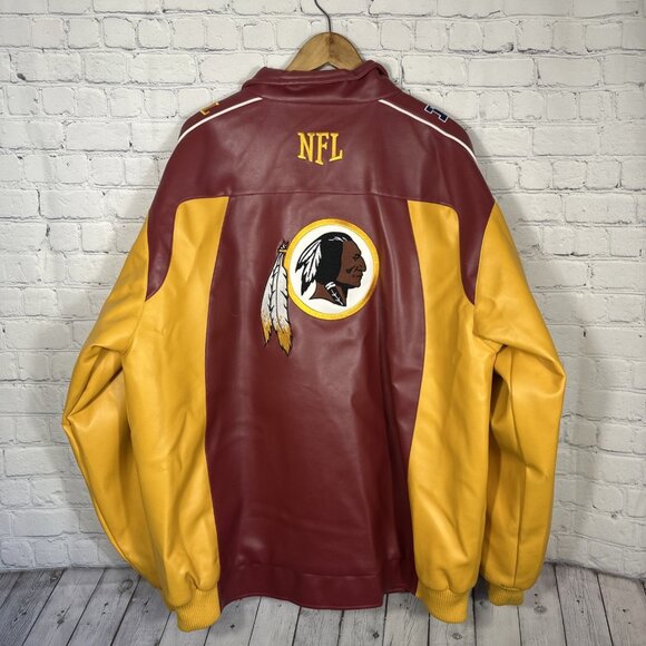 Washington Commanders/ Redskins Vintage NFL Bomber Jacket Embroidered XL Zip - Picture 7 of 11